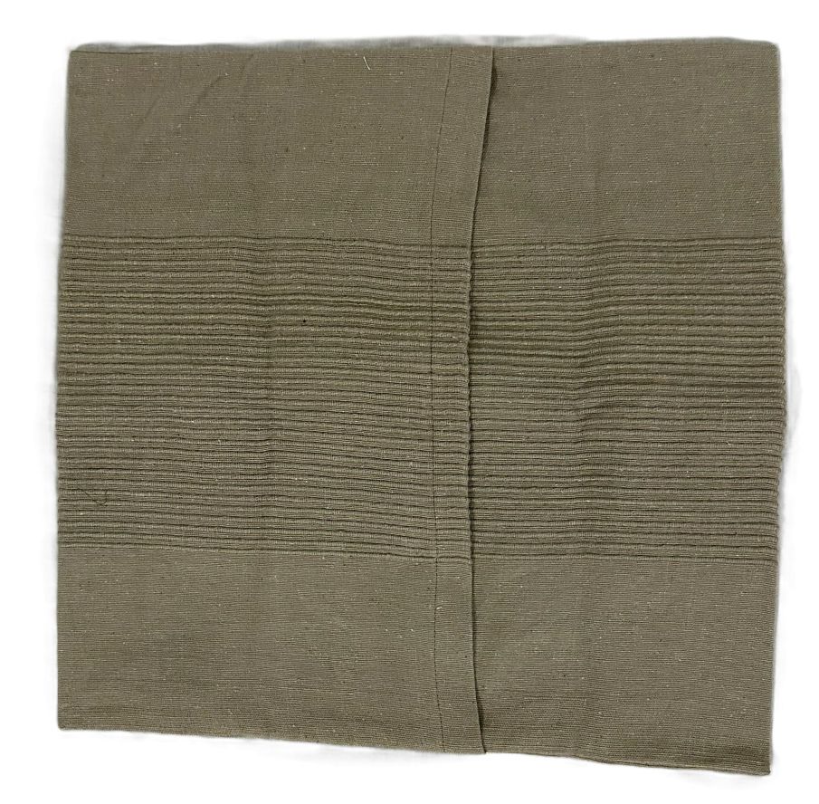 Potah na polštářek Khaki se střapci č. 2